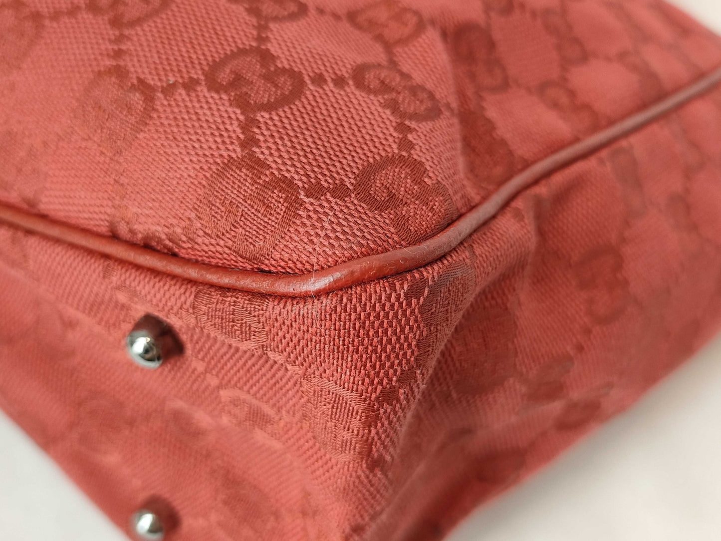 GUCCI GG Canvas Tote Bag Handbag Tote Bag