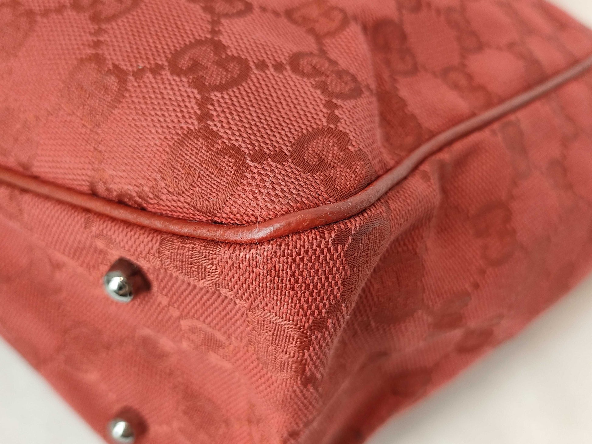 GUCCI GG Canvas Tote Bag Handbag Tote Bag