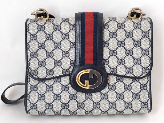 GUCCI GG Supreme Gucci Old Shoulder Bag