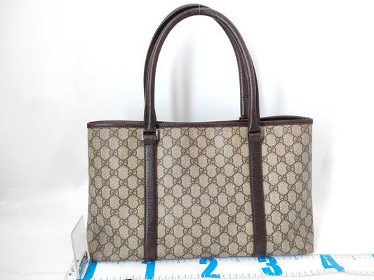GUCCI GG Supreme Gucci PVC Tote Bag Handbag Shoulder Tote Bag