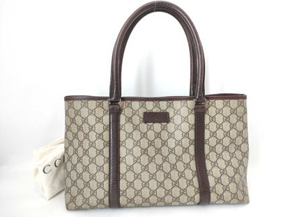GUCCI GG Supreme Gucci PVC Tote Bag Handbag Shoulder Tote Bag