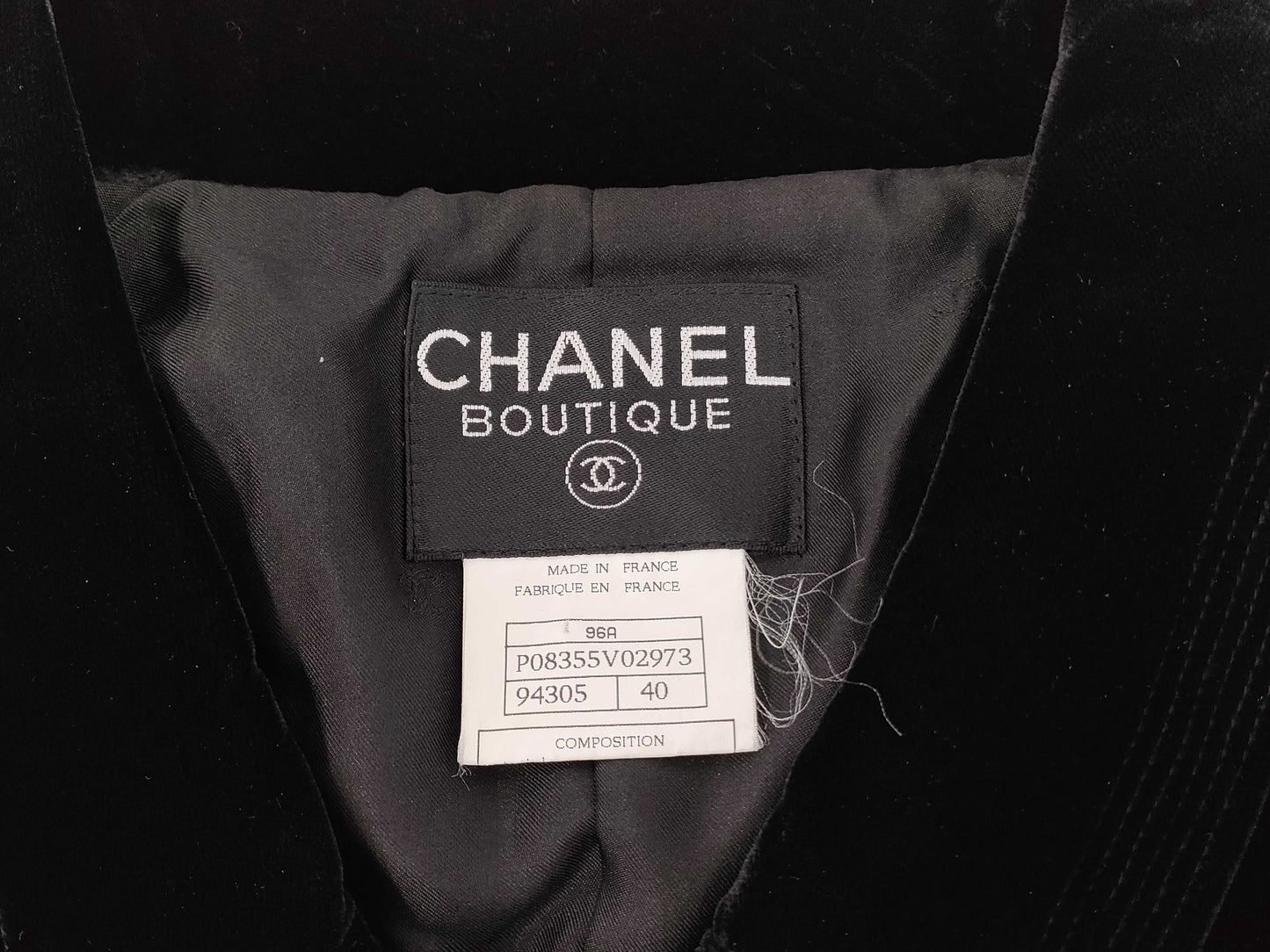 CHANEL Velour Set Gripoa 40 Other Apparel