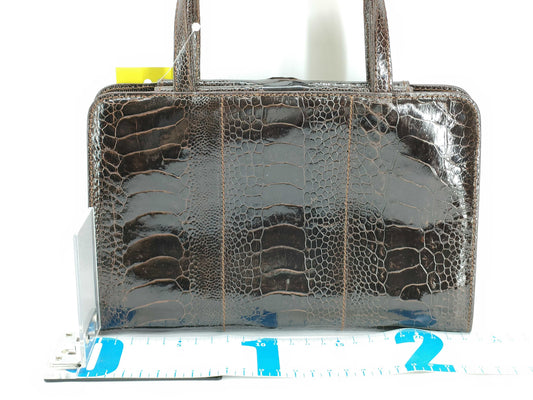 LOEWE Crocodile Handbag Brown Handbag