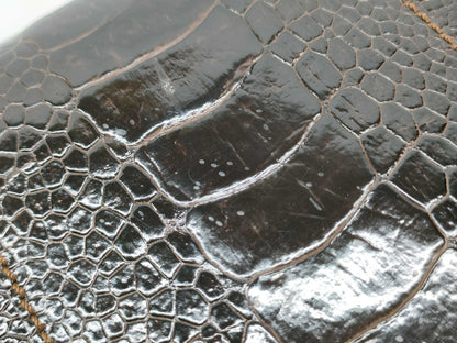 LOEWE Crocodile Handbag Brown Handbag