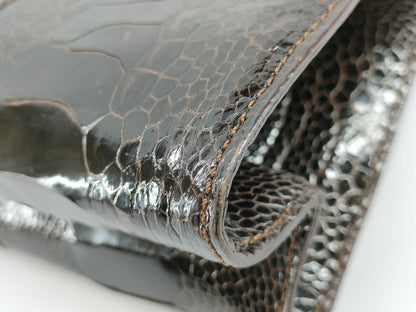 LOEWE Crocodile Handbag Brown Handbag
