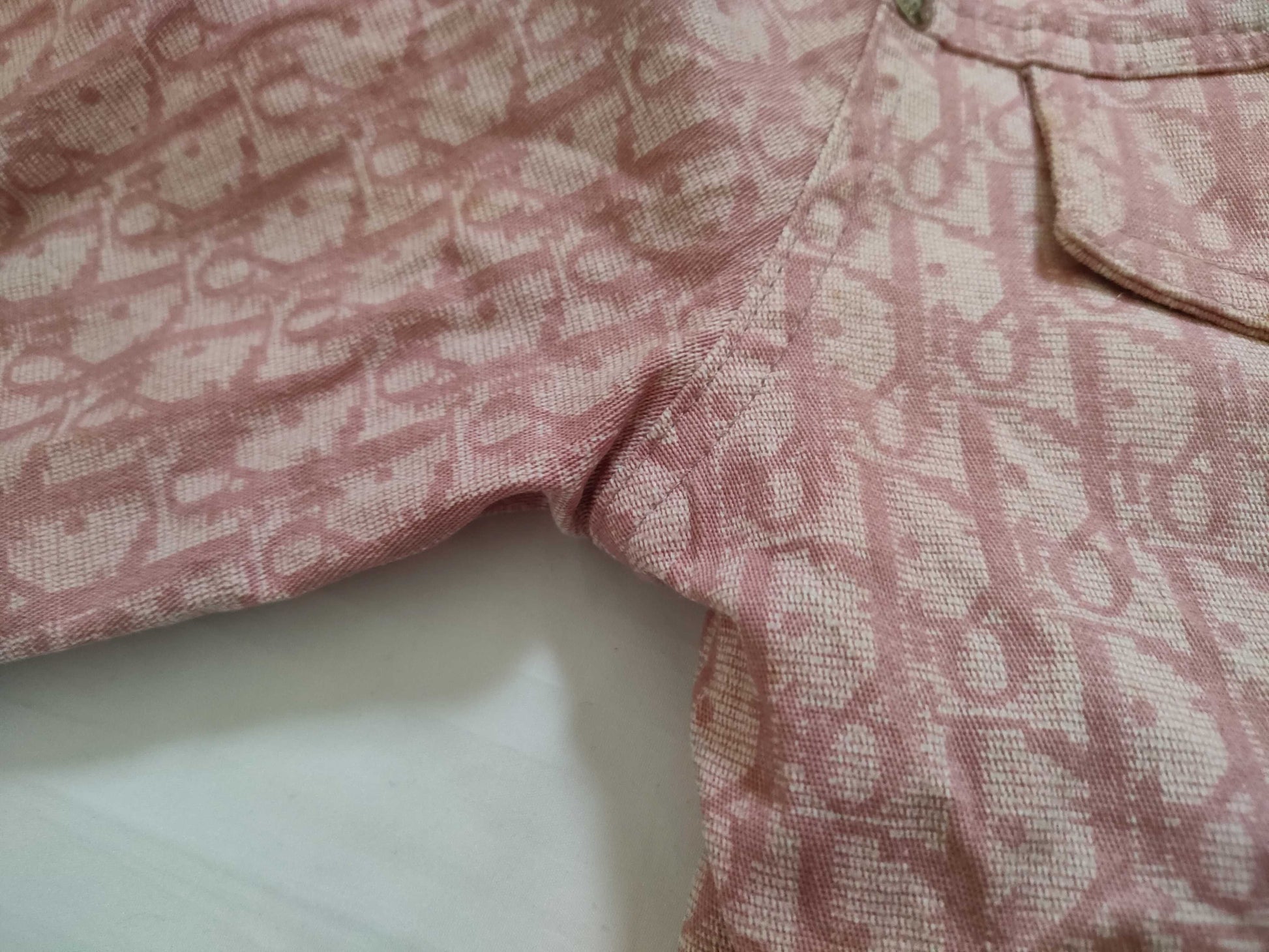 Dior Christian Dior Galliano-era Trotter Denim Jacket