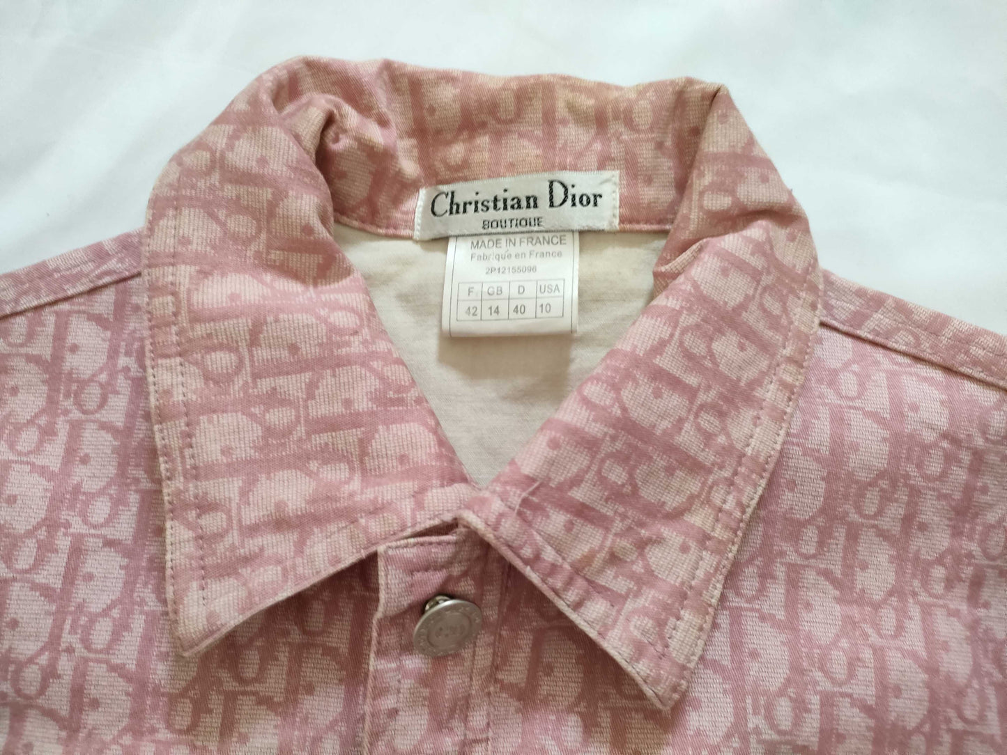 Dior Christian Dior Galliano-era Trotter Denim Jacket