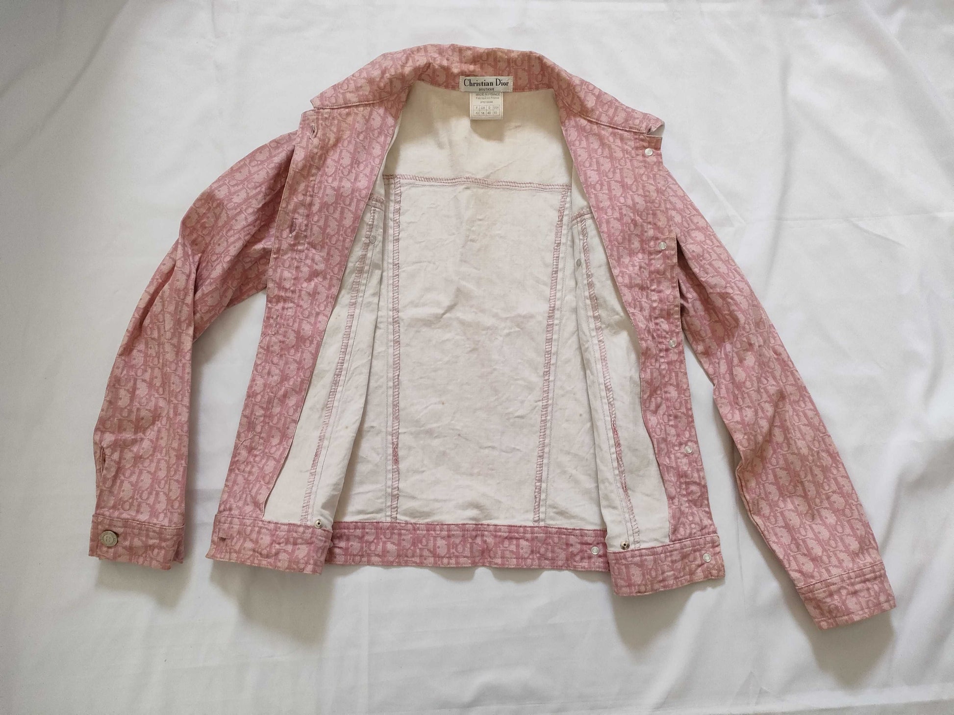 Dior Christian Dior Galliano-era Trotter Denim Jacket