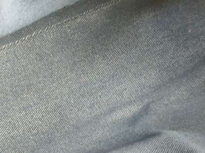 CELINE Macadam Denim Leather Handbag in Gray and Bronze