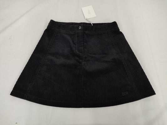 Dior 1WBM11SKTA Cotton Kids Size 10 Black Skirt