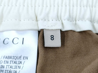 GUCCI Kids' Cotton Cargo Pants, Sherry Line, Brown, Size 8