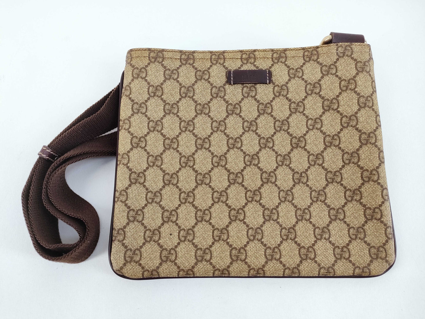 GUCCI GG Supreme Brown Shoulder Bag
