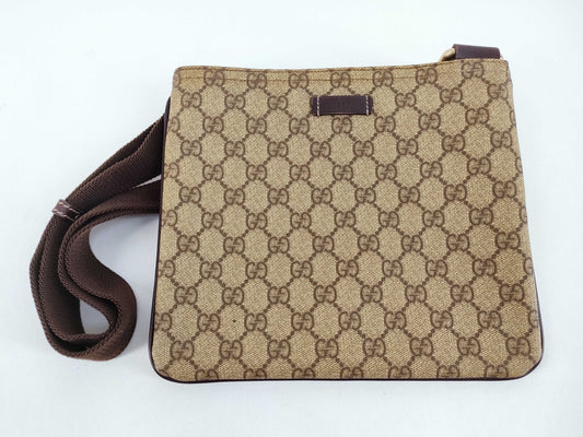 GUCCI GG Supreme Brown Shoulder Bag