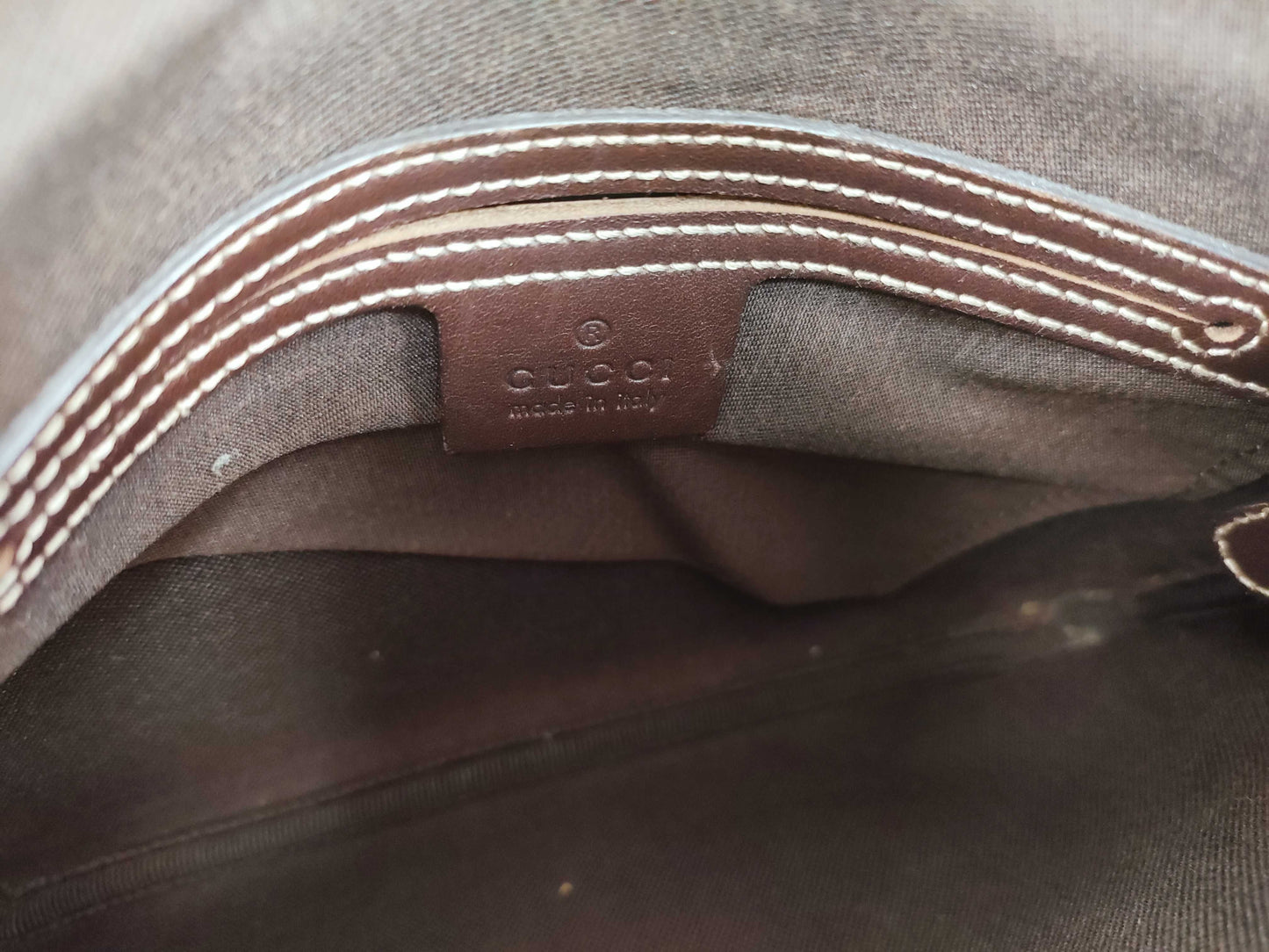 GUCCI GG Supreme Brown Shoulder Bag