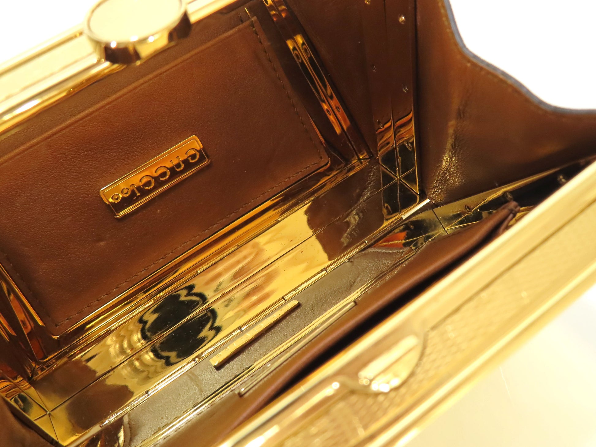 GUCCI Gucci Shoulder Bag JD7IG Shoulder Bag Gold Metal 675883 Bag