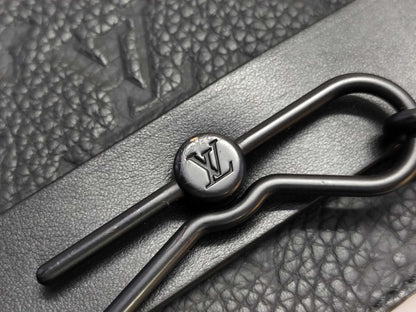 LOUIS VUITTON Monogram Empreinte Steamer Messenger Bag M57307 Monogram Empreinte Black Shoulder Bag
