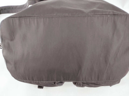 PRADA Nylon Backpack with Triangle Logo, Black, Guarantee Card Included