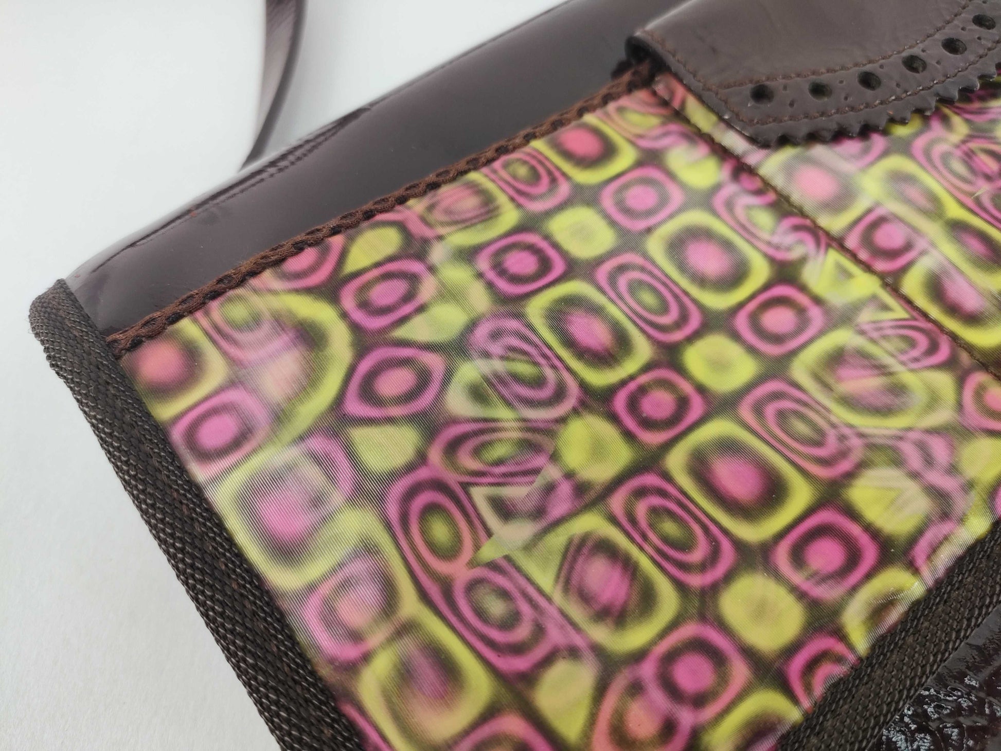 Miu Miu Archive 90s Enamel Hologram Shoulder Bag 99AW HOLOGRAPHIC Archive SHOLDER BAG holographic bag shoulder bag