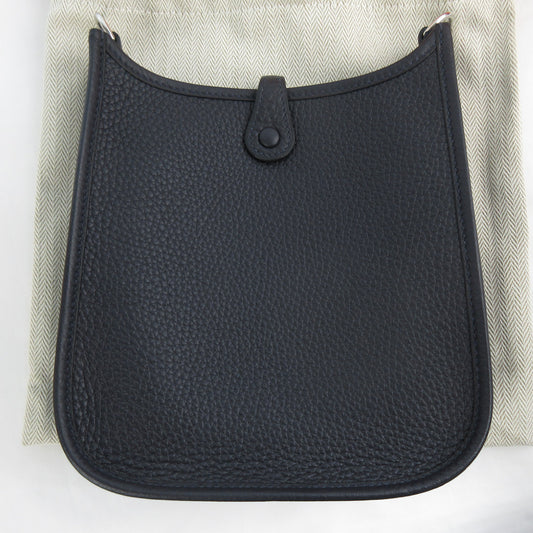 HERMES Unused, W-stamped Evelyn TPM 16 Caban Shoulder Bag with Silver Hardware and Rose Shocking Design.