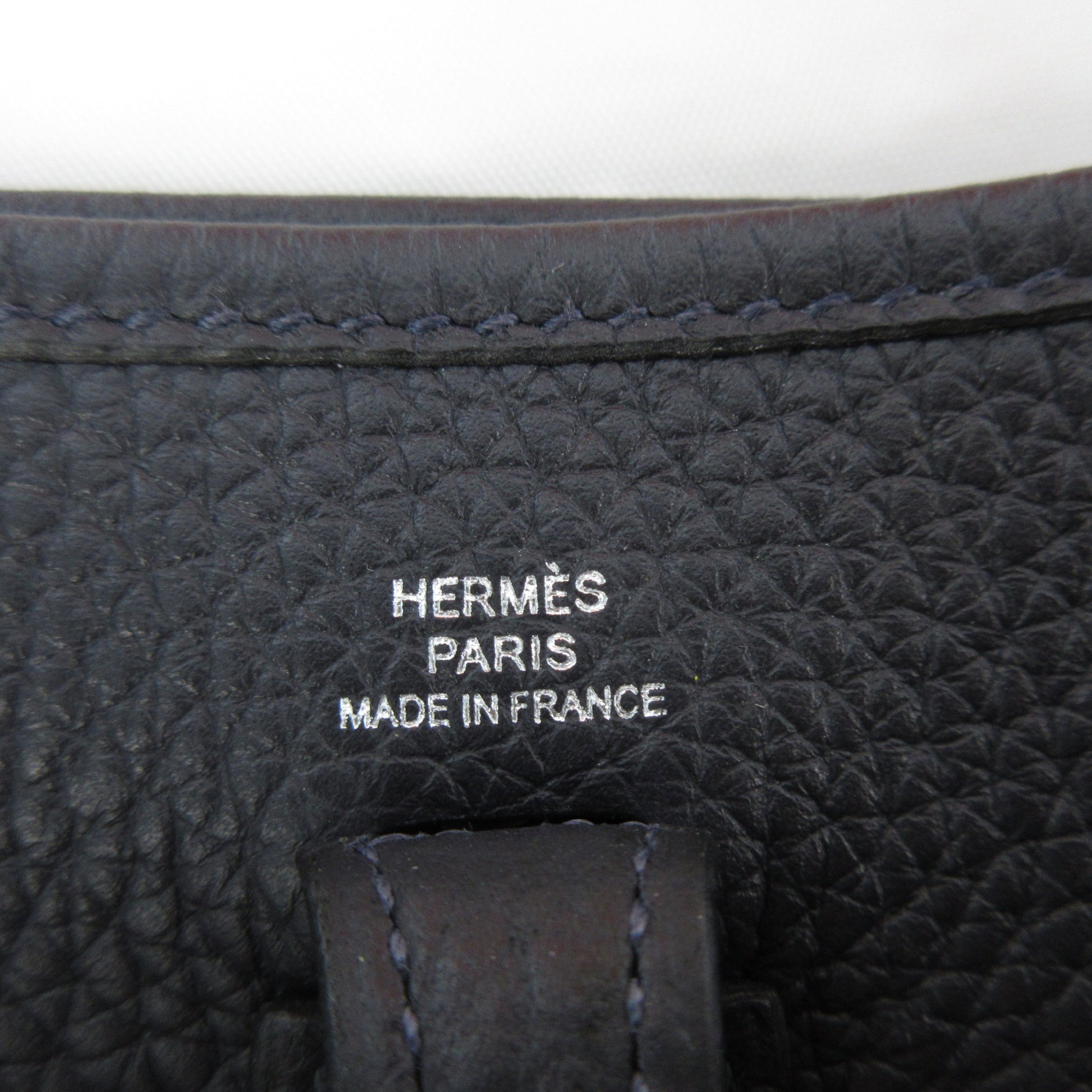 HERMES Unused, W-stamped Evelyn TPM 16 Caban Shoulder Bag with Silver Hardware and Rose Shocking Design.