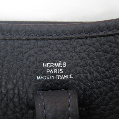 HERMES Unused, W-stamped Evelyn TPM 16 Caban Shoulder Bag with Silver Hardware and Rose Shocking Design.