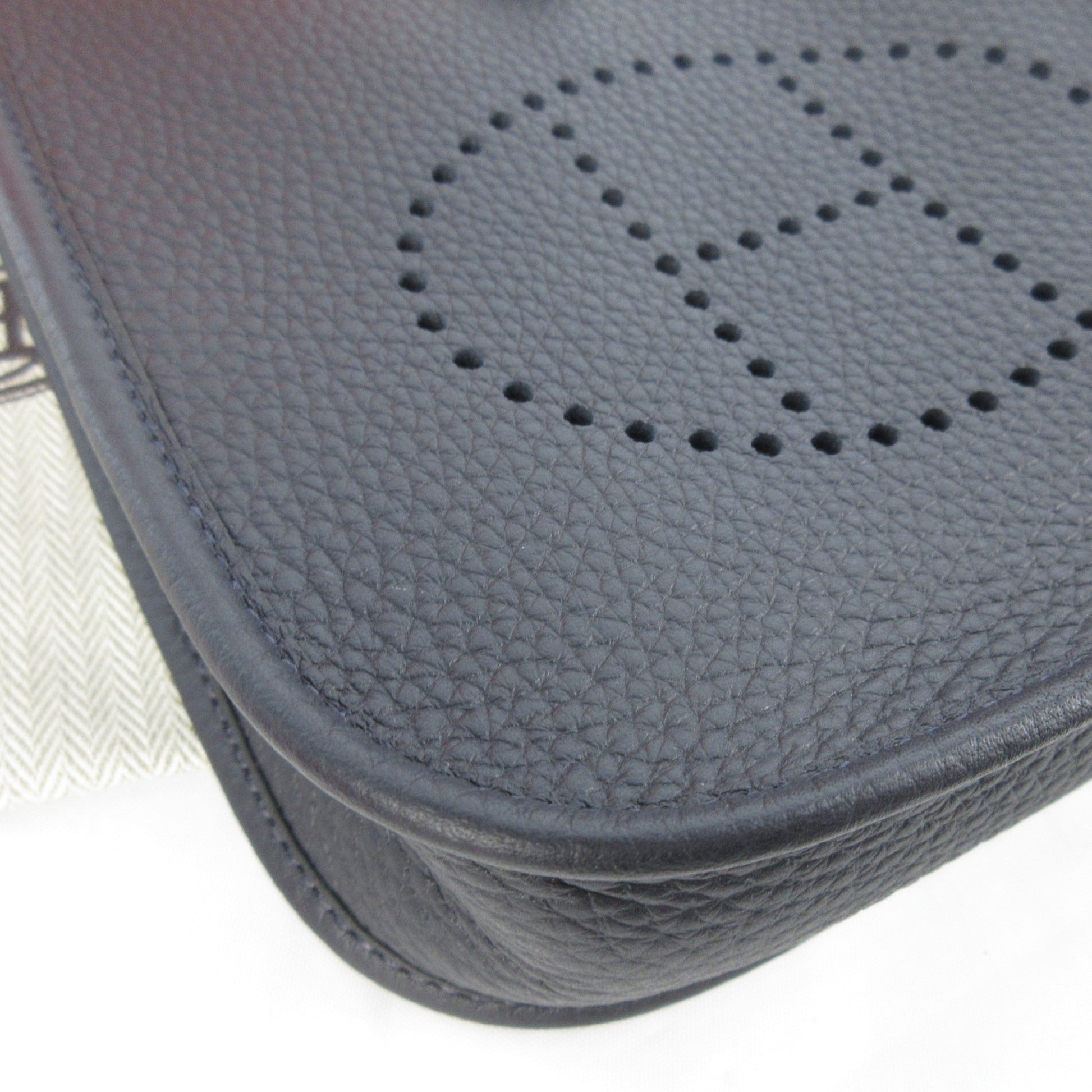 HERMES Unused, W-stamped Evelyn TPM 16 Caban Shoulder Bag with Silver Hardware and Rose Shocking Design.