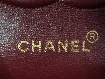 CHANEL Double Flap 25 Lamb Chain Shoulder Bag with Seal