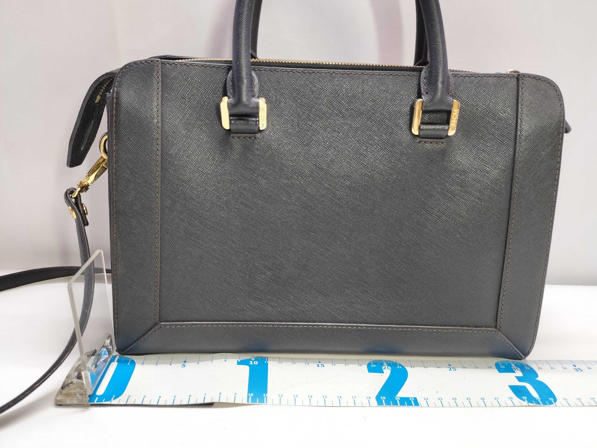 MCM Leather 2-Way Shoulder Bag with Strap