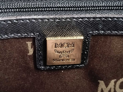 MCM Leather 2-Way Shoulder Bag with Strap