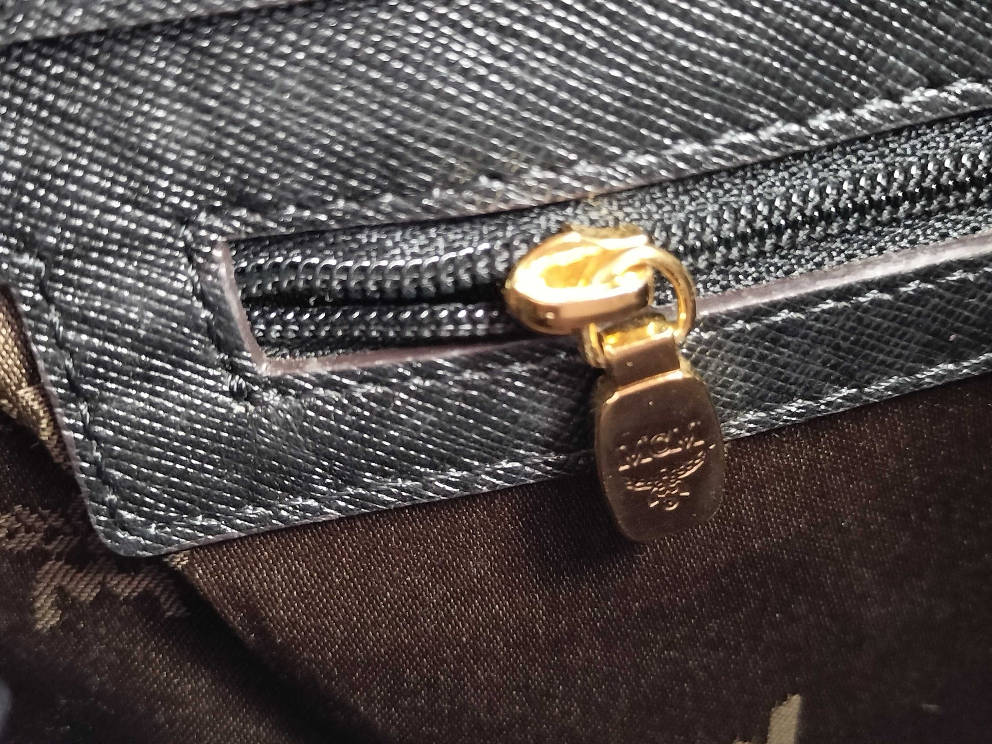 MCM Leather 2-Way Shoulder Bag with Strap