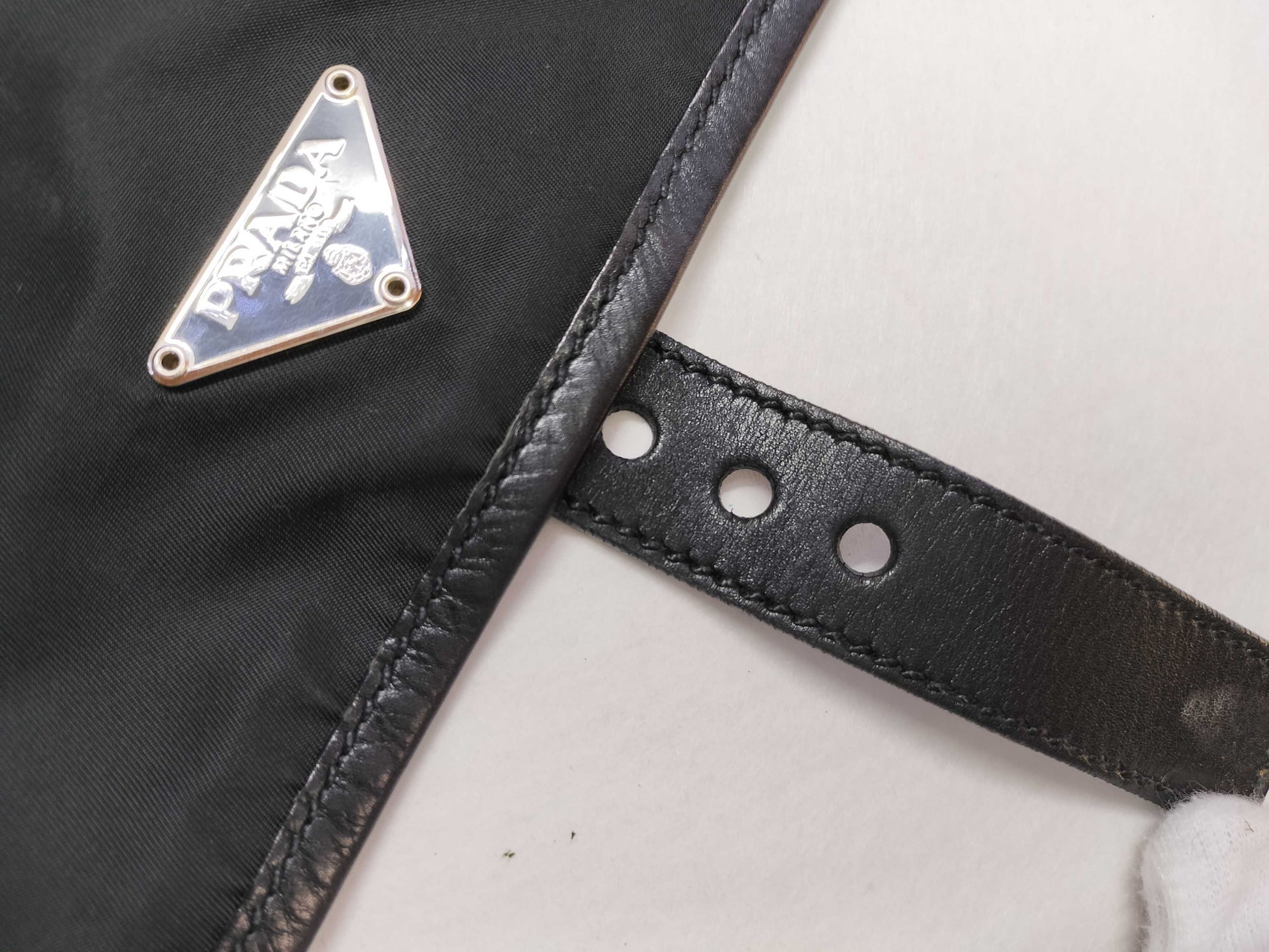 PRADA Nylon Tessuto Shoulder Bag