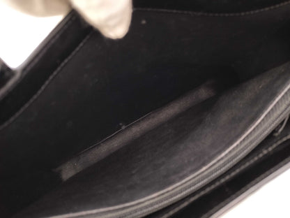 CHANEL Enamel Handbag with Logo Seal