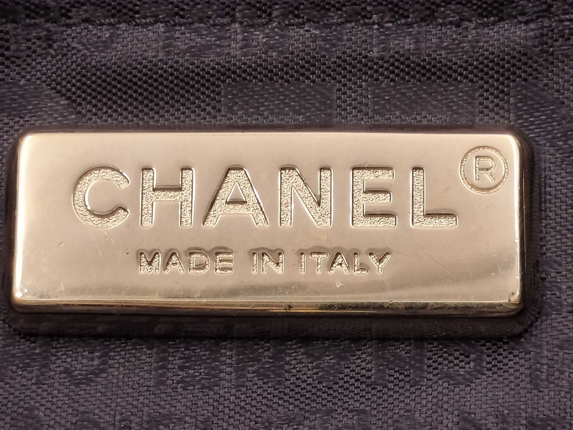 CHANEL Matelasse Lamb Chain Shoulder Bag with Card and Sticker