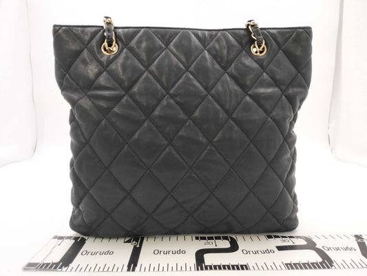 CHANEL Matelasse Lamb Chain Shoulder Bag with Card and Sticker