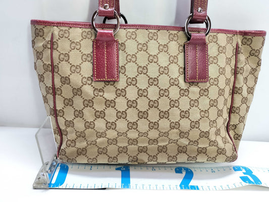 GUCCI GG Canvas GG Canvas Handbag Tote Bag