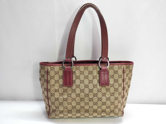 GUCCI GG Canvas GG Canvas Handbag Tote Bag