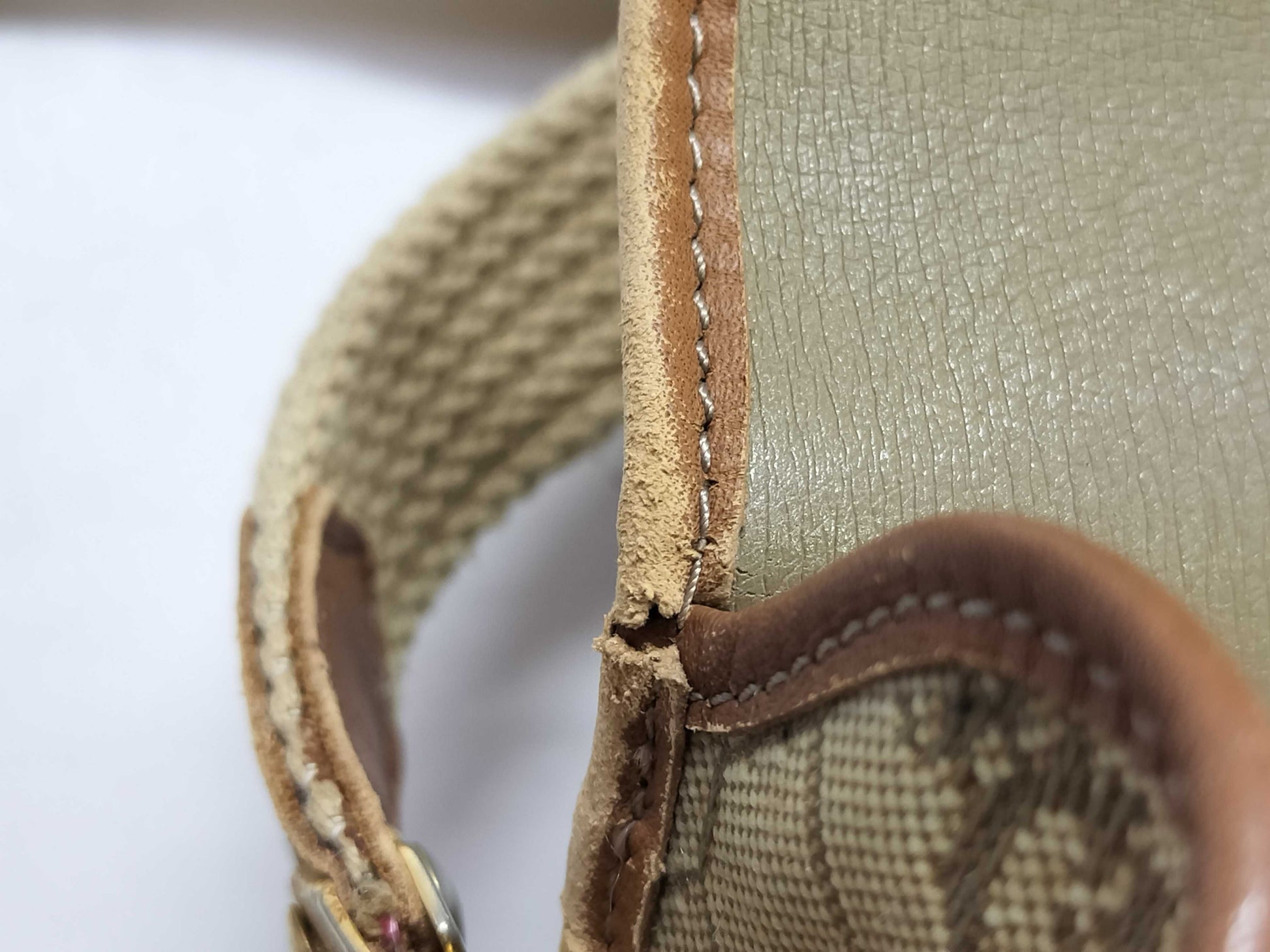 Dior Honeycomb Canvas Shoulder Bag