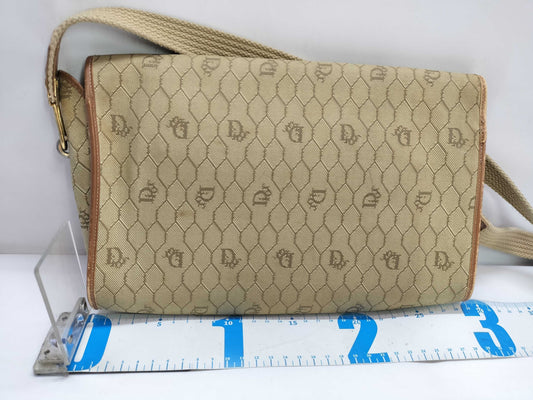 Dior Honeycomb Canvas Shoulder Bag