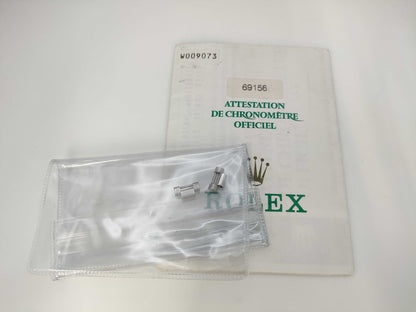 ROLEX 69156G W009073 Bluegrass K18 Women's Watch with Genuine Dial Guarantee