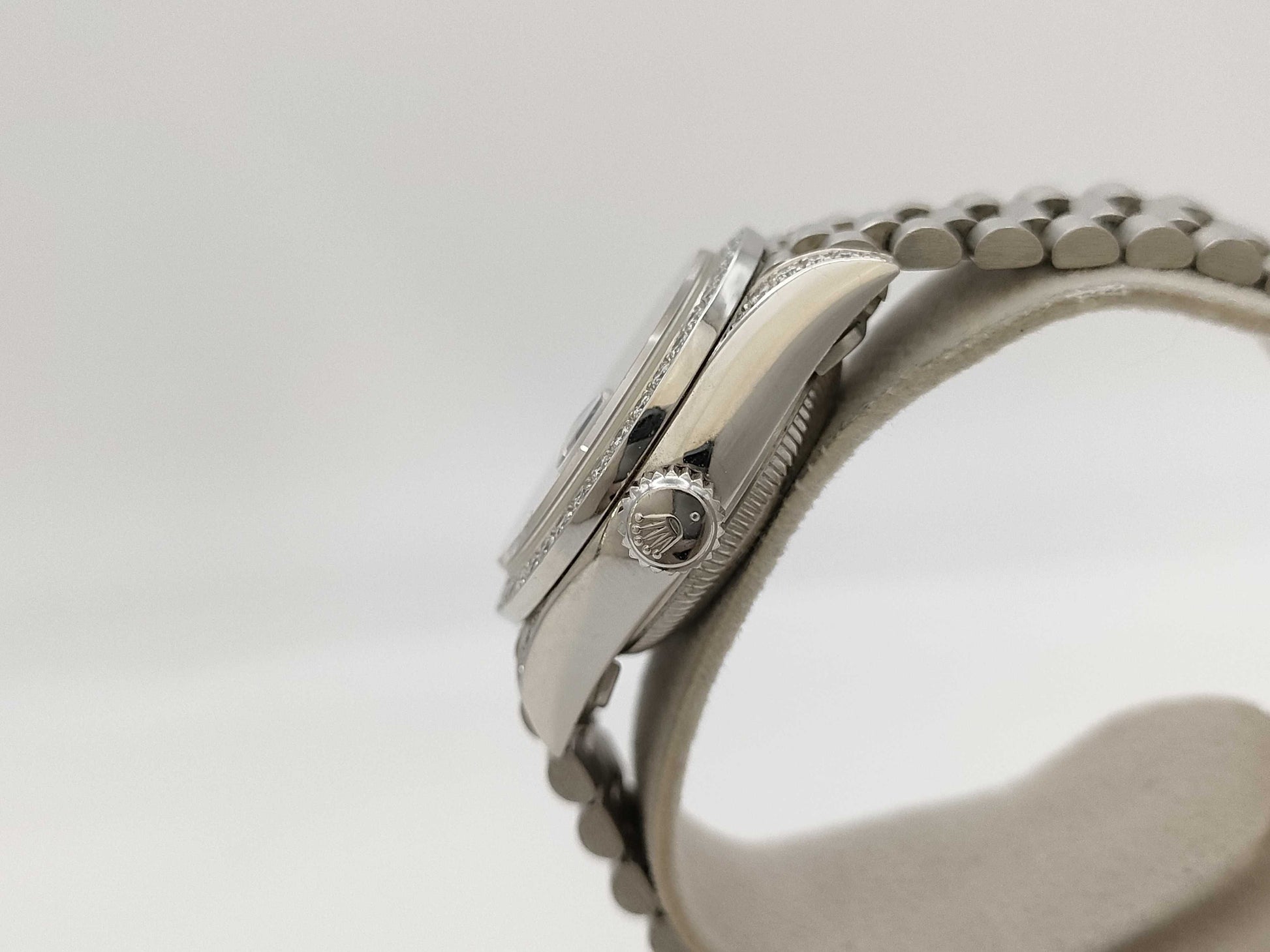 ROLEX 69156G W009073 Bluegrass K18 Women's Watch with Genuine Dial Guarantee