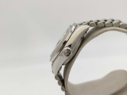 ROLEX 69156G W009073 Bluegrass K18 Women's Watch with Genuine Dial Guarantee