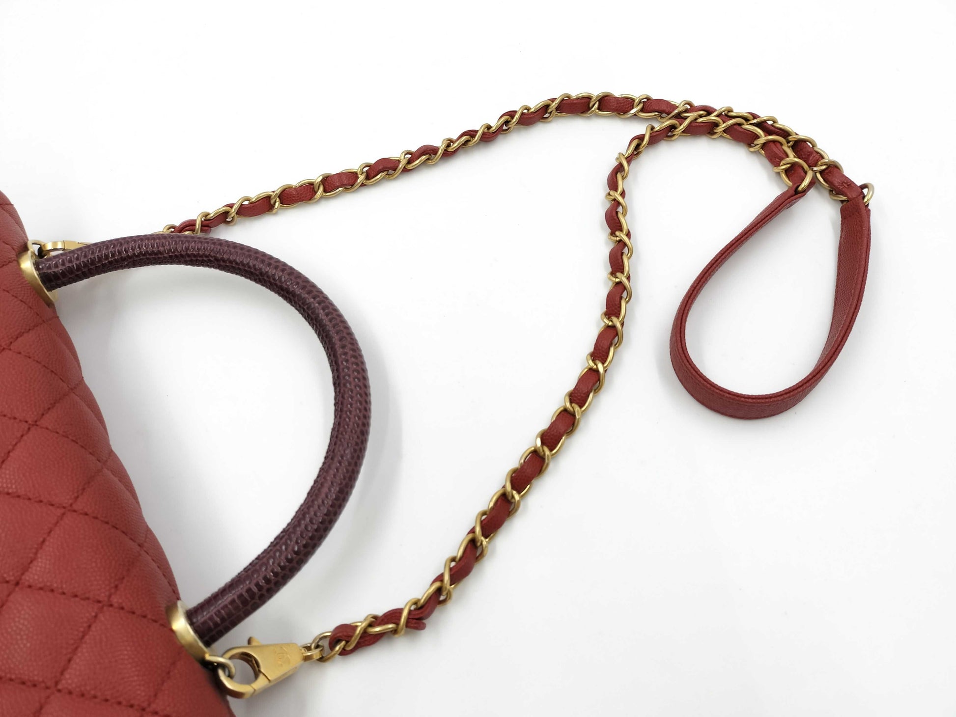 CHANEL Chanel Coco Handle Matelasse Shoulder Bag Handbag