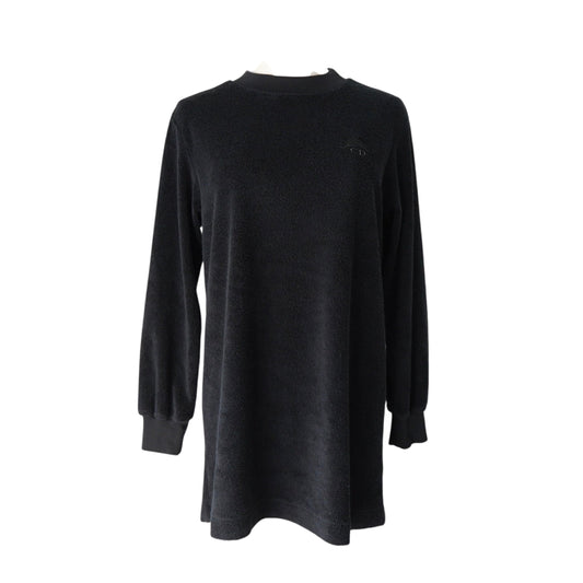 Dior Christian Dior 1990s Vintage CD Logo Embroidered Long Sweatshirt Black Women's Size M Top