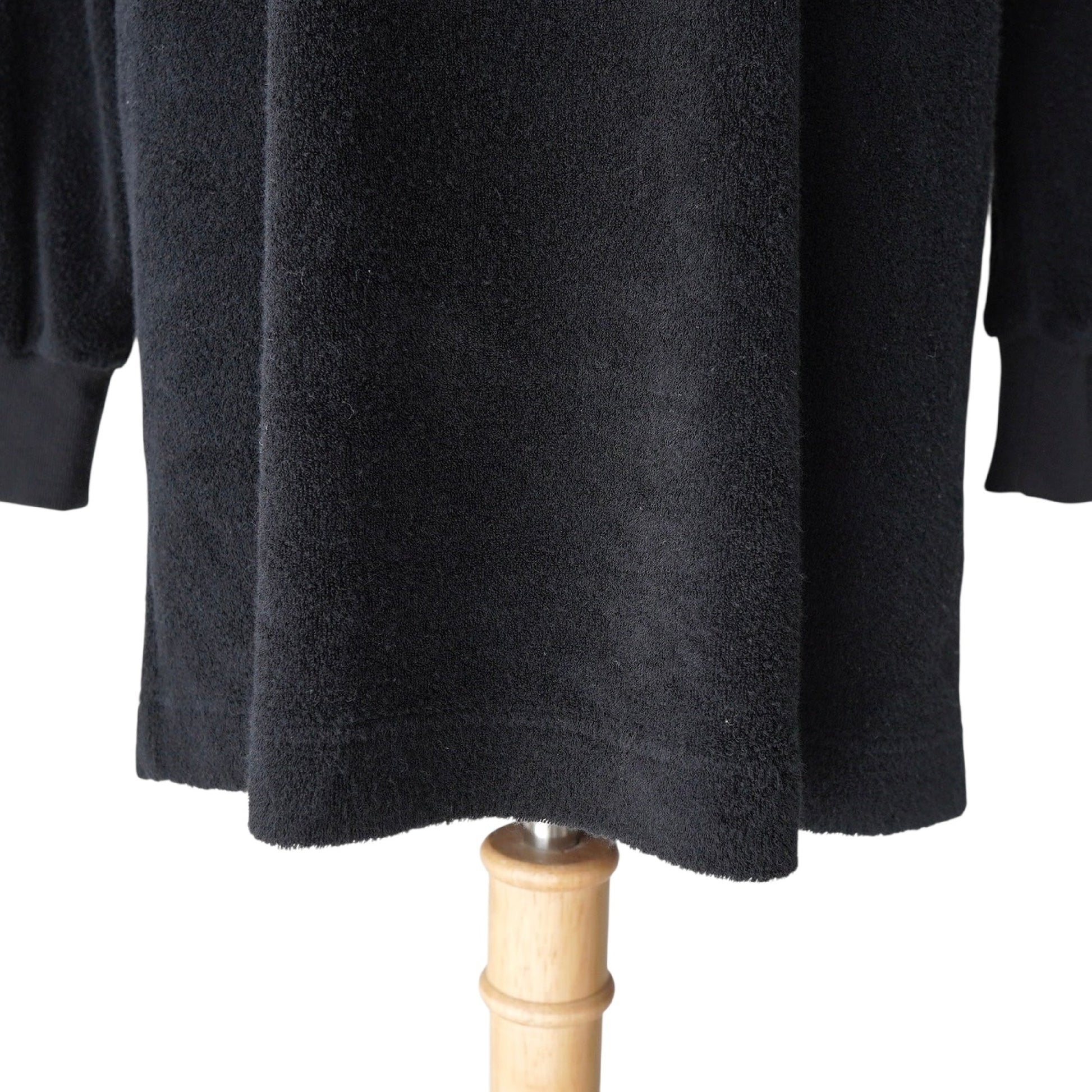 Dior Christian Dior 1990s Vintage CD Logo Embroidered Long Sweatshirt Black Women's Size M Top