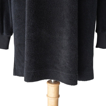 Dior Christian Dior 1990s Vintage CD Logo Embroidered Long Sweatshirt Black Women's Size M Top