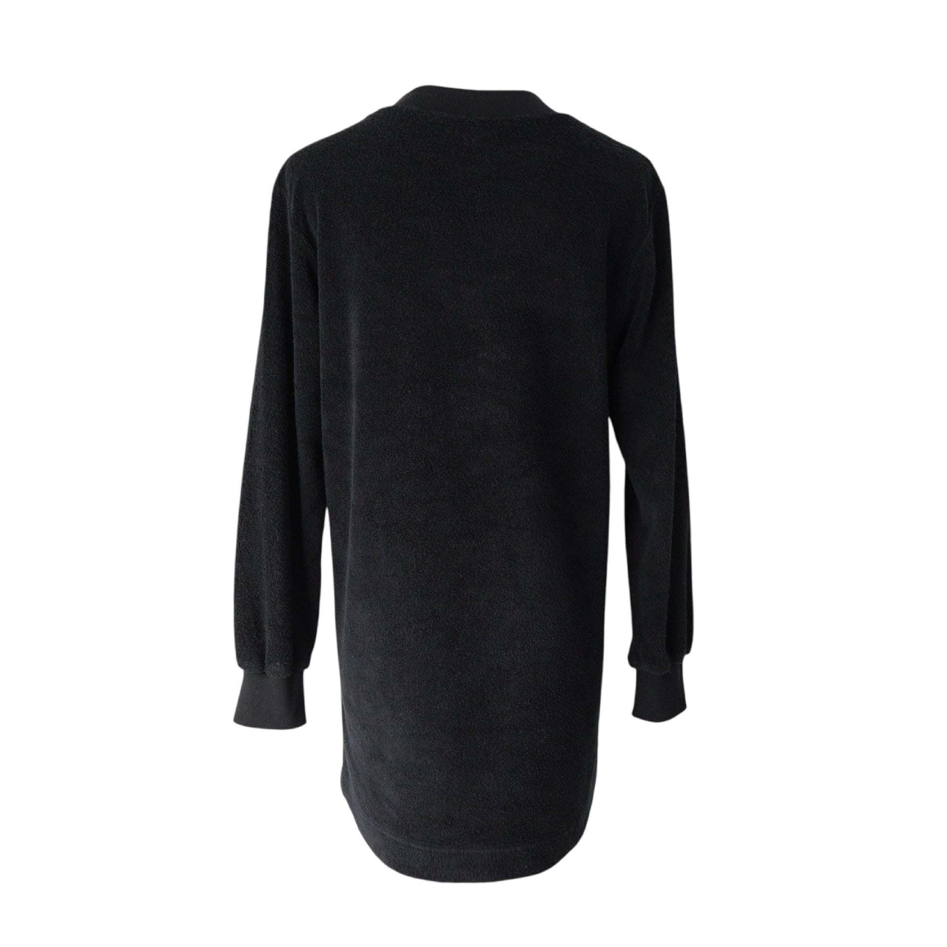 Dior Christian Dior 1990s Vintage CD Logo Embroidered Long Sweatshirt Black Women's Size M Top