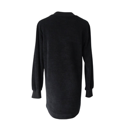 Dior Christian Dior 1990s Vintage CD Logo Embroidered Long Sweatshirt Black Women's Size M Top