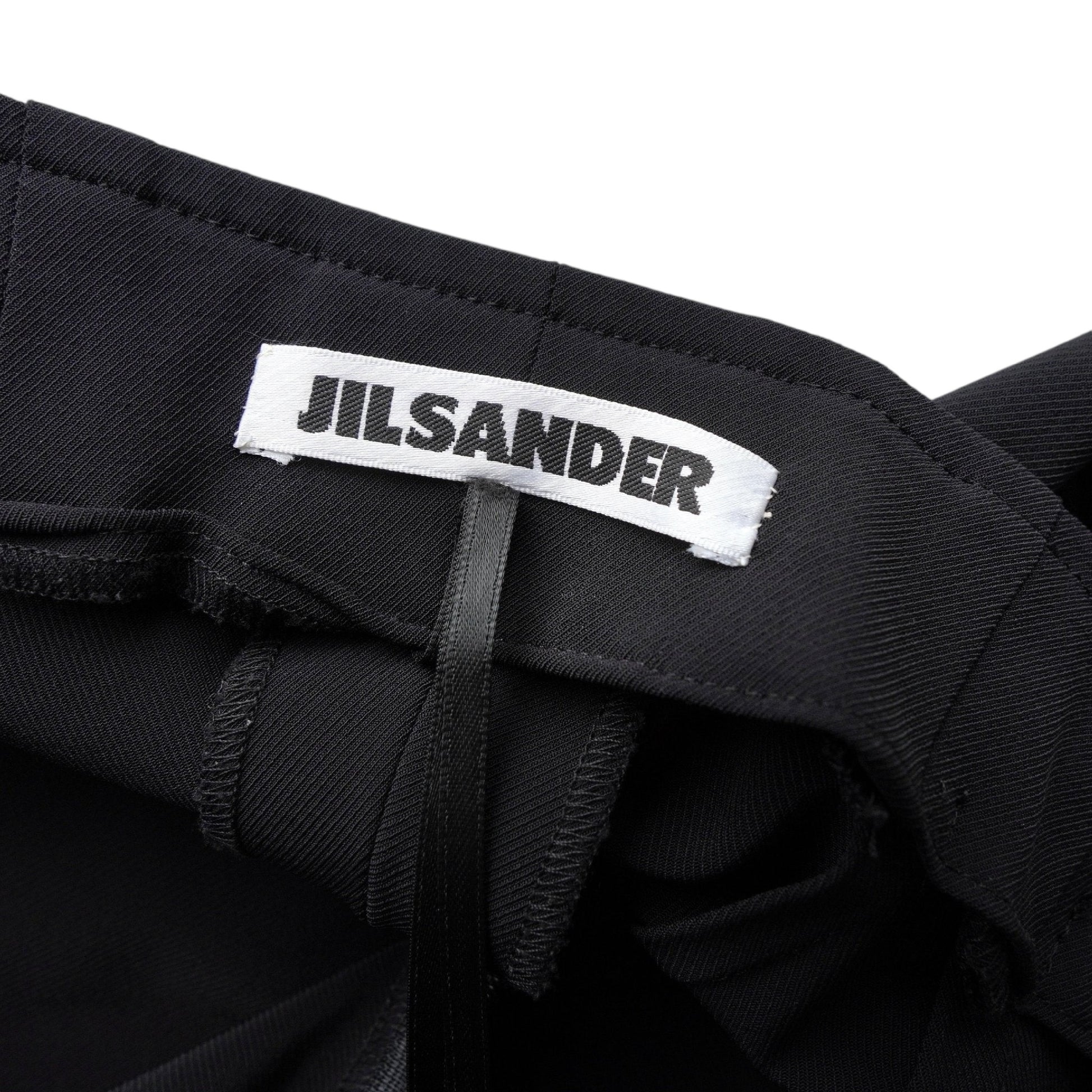 JILSANDER Women's Black Slacks, Size 34, Pants