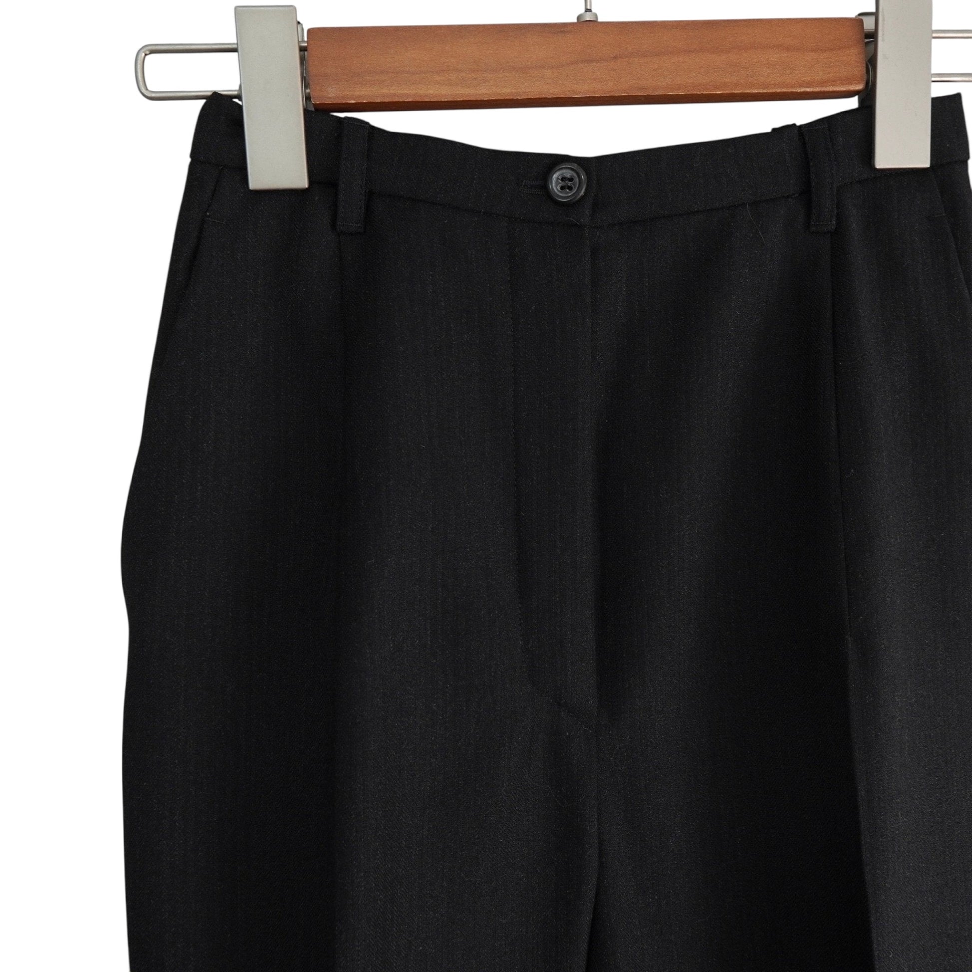 JILSANDER Women's Black Slacks, Size 34, Pants