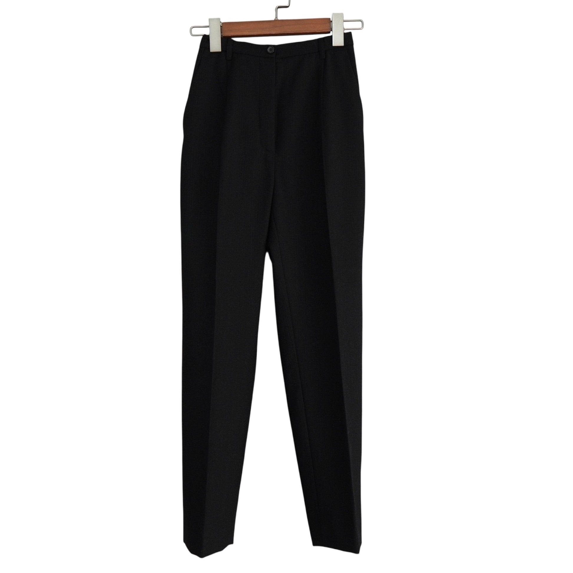 JILSANDER Women's Black Slacks, Size 34, Pants